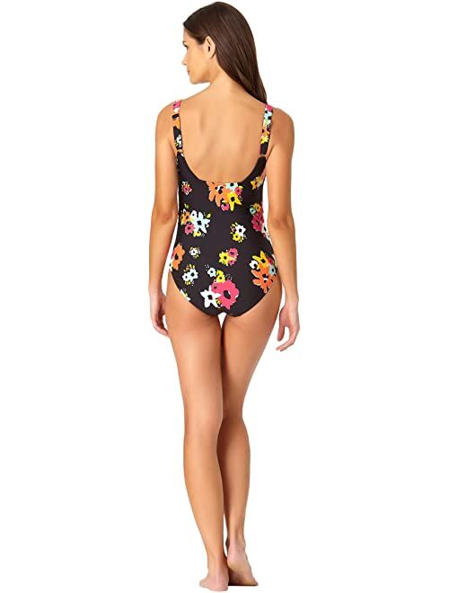 Anne Cole Sweetheart U Trim One-Piece