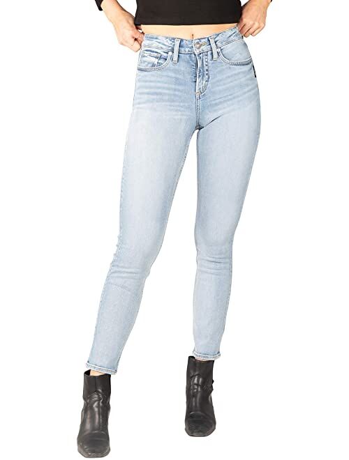 Silver Jeans Co. Avery High-Rise Curvy Fit Straight Leg Jeans L94443EPX156