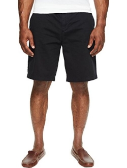 Men's Big and Tall Cotton Twill Flat Front Chino Short