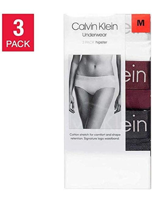 Calvin Klein Women's Hipster Underwear, 3-Pack