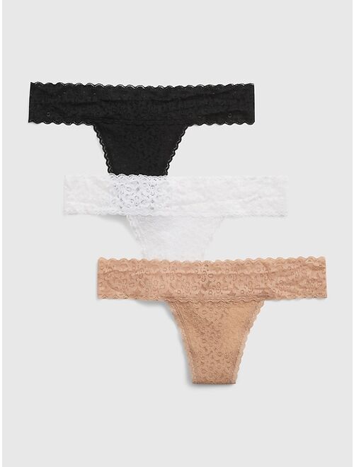 GAP Lace Thong (3-Pack)