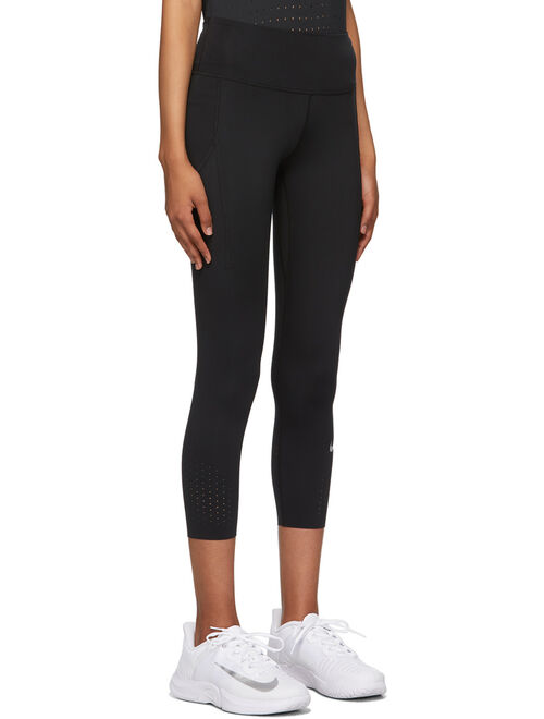 Nike Black Epic Luxe Crop Sport Leggings