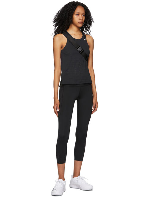 Nike Black Epic Luxe Crop Sport Leggings