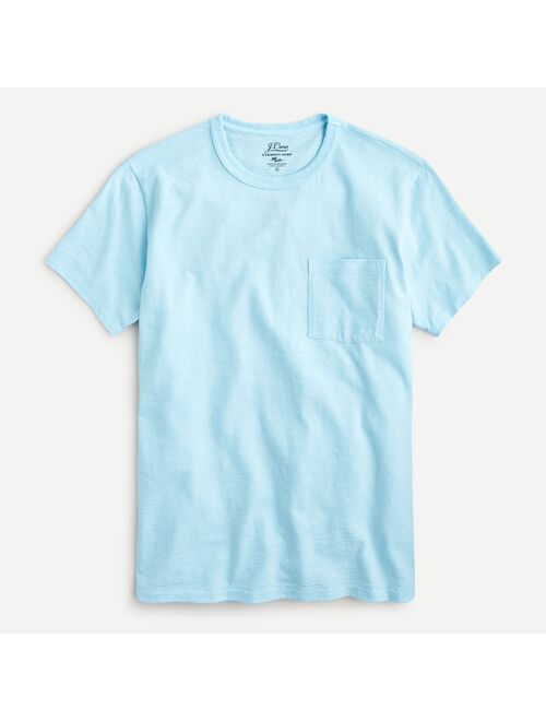 J.Crew Garment-dyed slub cotton crewneck T-shirt