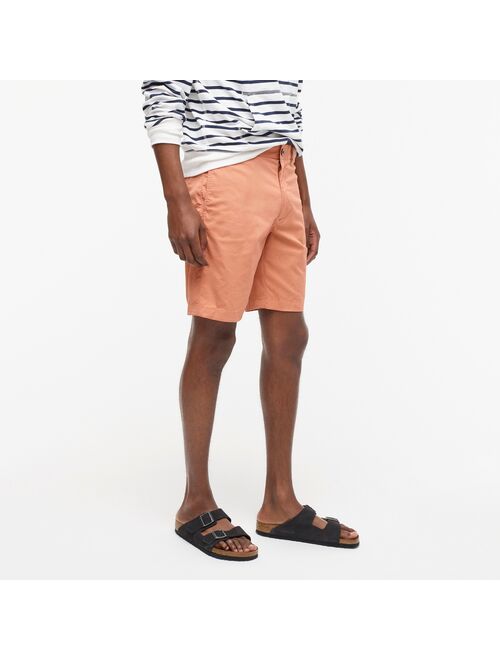 J.Crew 9" stretch Relaxed Fit chino short