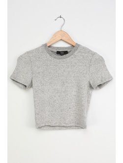 Day To Chill Heather Grey Baby Tee