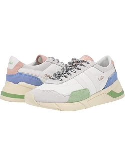 Eclipse Trident White and Grey Multi Leather Sneakers