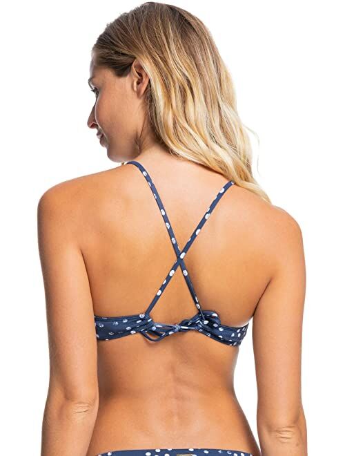 Roxy Printed Beach Classics Basic Athletic Bikini Top