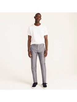 Ludlow Slim-fit unstructured suit pant in Irish cotton-linen
