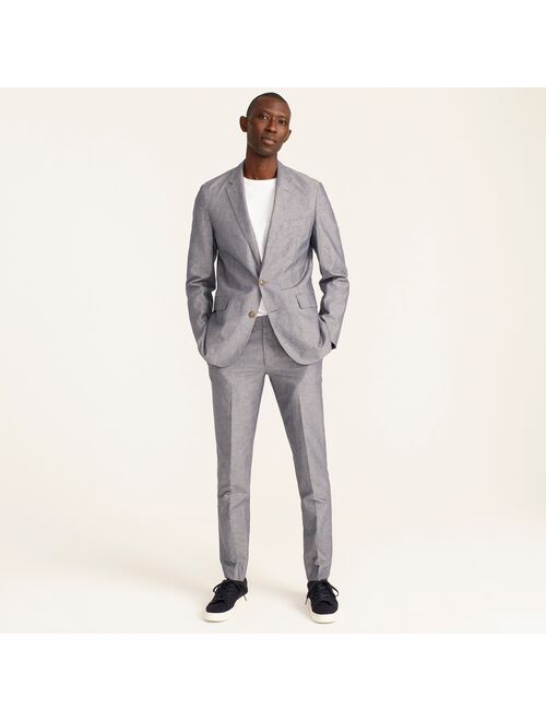 Buy J.Crew Ludlow Slim-fit unstructured suit jacket in Irish cotton-linen  online | Topofstyle