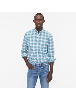 Slim Broken-in organic cotton oxford shirt