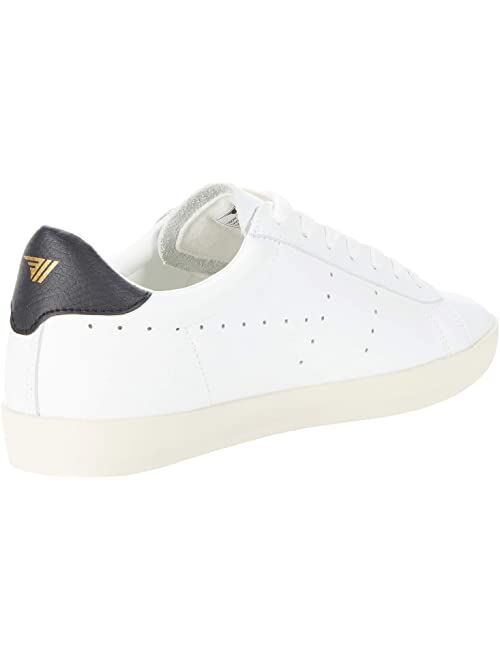 Gola Nova Black Top Leather Lace-Up Sneakers