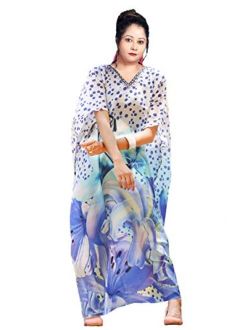 Silk kaftan Maxi Dress Plus Size Beach wear Kaftan Resort wear for Women Kaftan for Sale 147