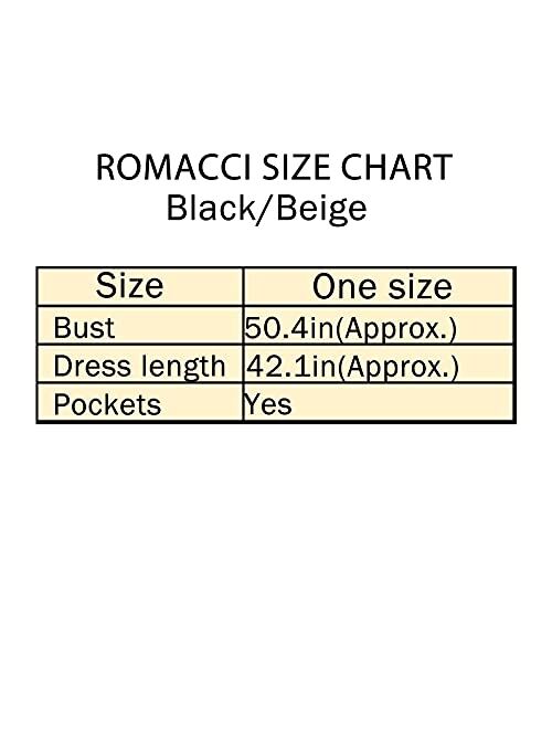 Romacci Women Vintage Loose Baggy Dress Contrast Color Print Half Sleeves Robes Oversized Cotton Linen Casual Dress