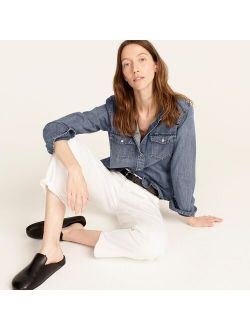 Women's Slim-fit chambray shirt
