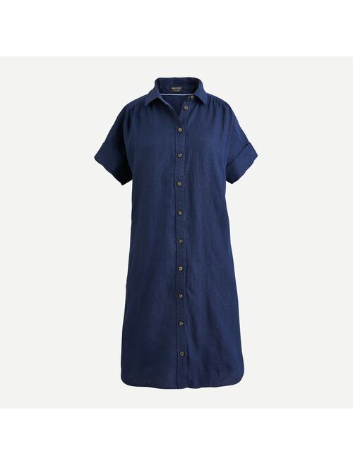 J.Crew Relaxed-fit short-sleeve Baird McNutt Irish linen shirtdress