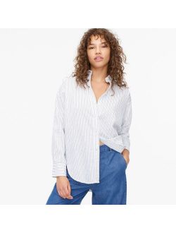Relaxed-fit shirt in textured stripe