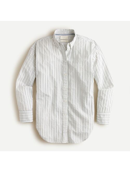 J.Crew Relaxed-fit shirt in textured stripe