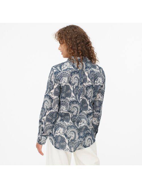 J.Crew Collection classic-fit shirt in Ratti® midnight paisley