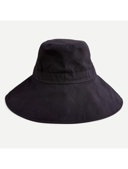 J.Crew Wide-brim bucket hat with UV coating