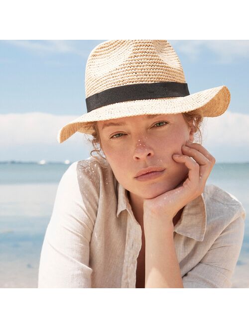 J.Crew Packable straw hat