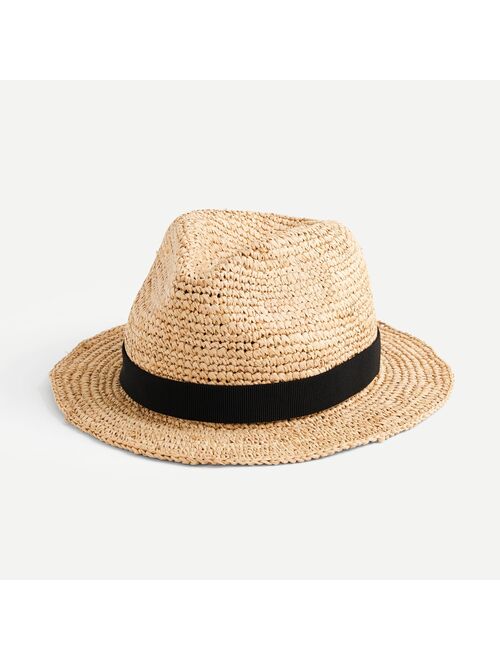 J.Crew Packable straw hat