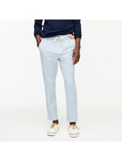 Slim dock pant in stretch chambray