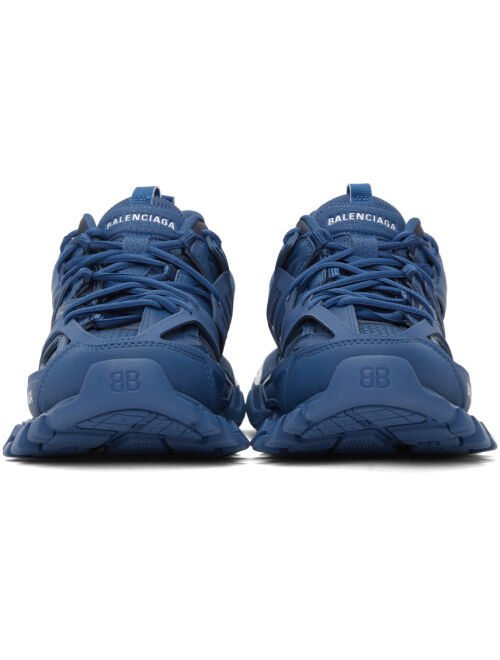Balenciaga Blue LED Track Lace Up Sneakers
