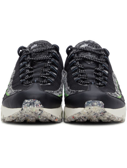 Nike Black & Green Air Max 95 Sneakers