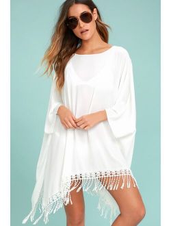 To the Hills Ivory Crochet Cover-Up