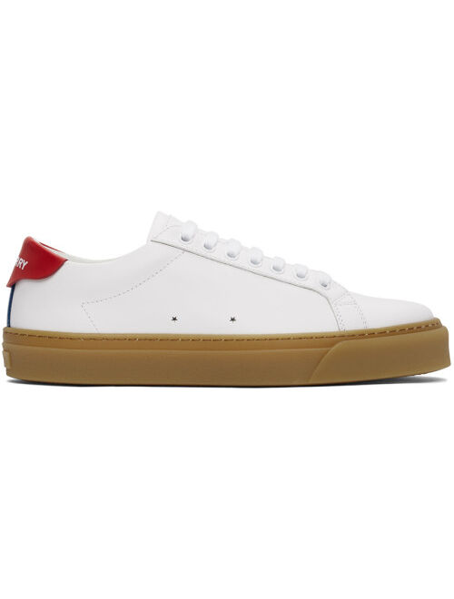Burberry White Rangleton Low Top Sneakers