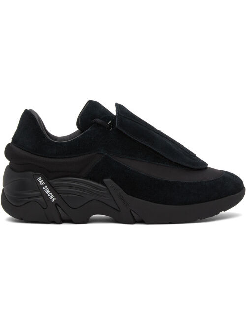 Raf Simons Black Suede Antei Sneakers