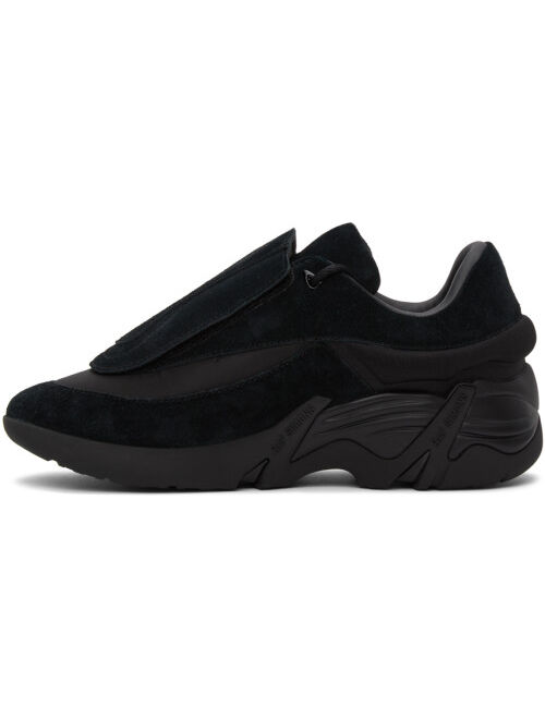 Raf Simons Black Suede Antei Sneakers