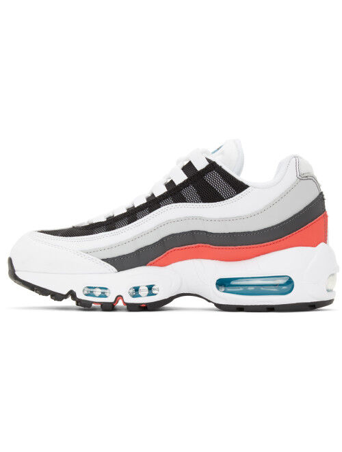 Nike Red & Black Air Max 95 Lace Up Sneakers