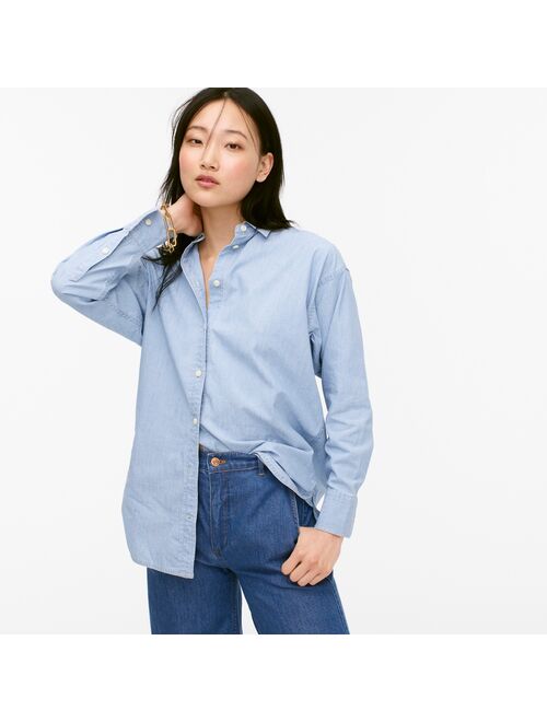 J.Crew Relaxed-fit chambray shirt