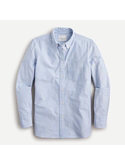 Classic-fit oxford cotton shirt in stripe