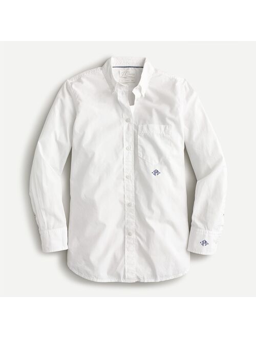J.Crew Classic-fit washed cotton poplin shirt