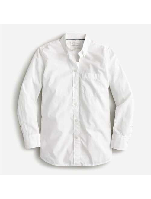 J.Crew Classic-fit washed cotton poplin shirt