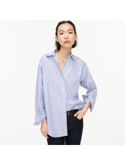 Relaxed-fit end-on-end cotton shirt
