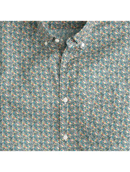 J.Crew Slim short-sleeve poplin shirt in Liberty® print