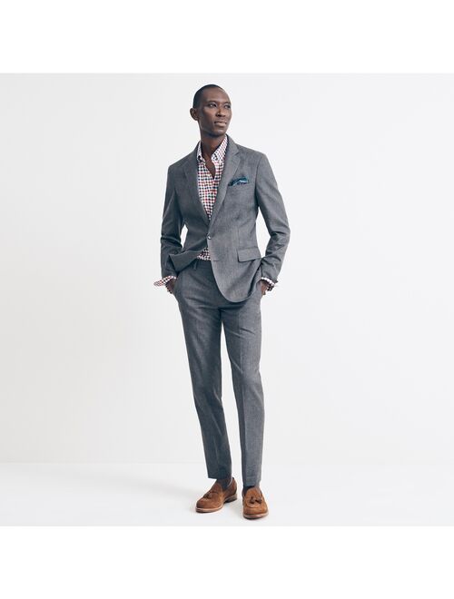 Ludlow Slim-fit unstructured suit pant in English wool-cotton twill