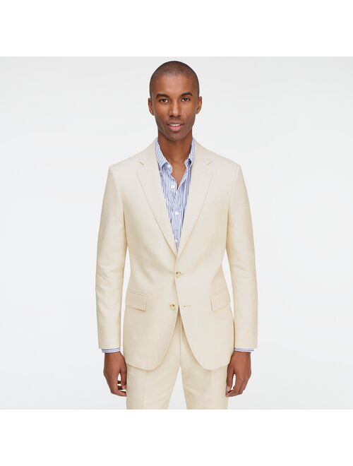 Ludlow Slim-fit stretch cotton-linen jacket