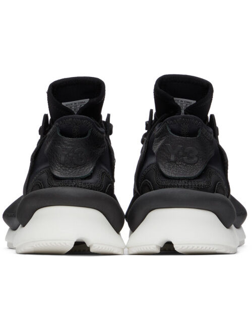 Y-3 Black Kaiwa Lace Up Sneakers
