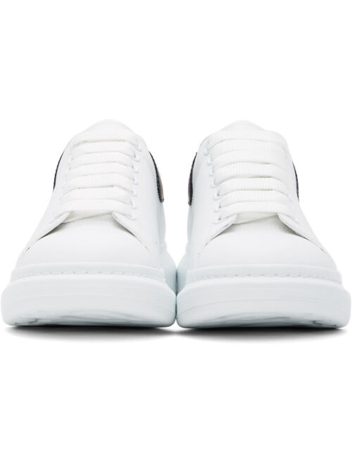 Alexander McQueen White & Black Oversized Sneakers