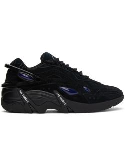 Raf Simons Black Suede Cylon-21 Sneakers
