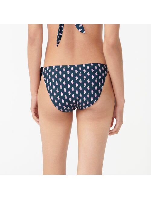 J.Crew Side-tie bikini bottom in best buds