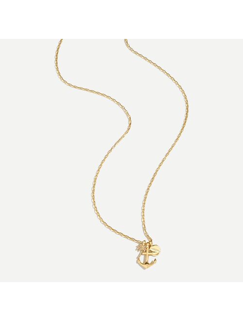 J.Crew Smooth sailing charm necklace