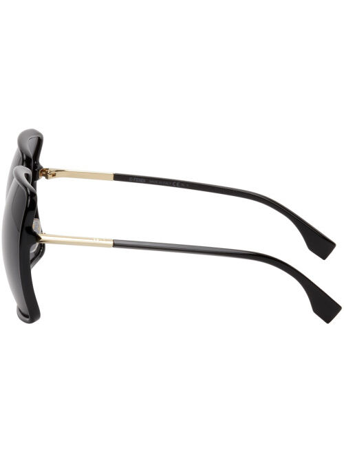 Fendi Black Oversized Square Sunglasses