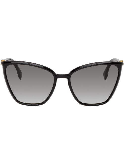 Fendi Black Baguette Cat-Eye Sunglasses