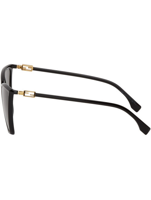 Fendi Black Baguette Cat-Eye Sunglasses